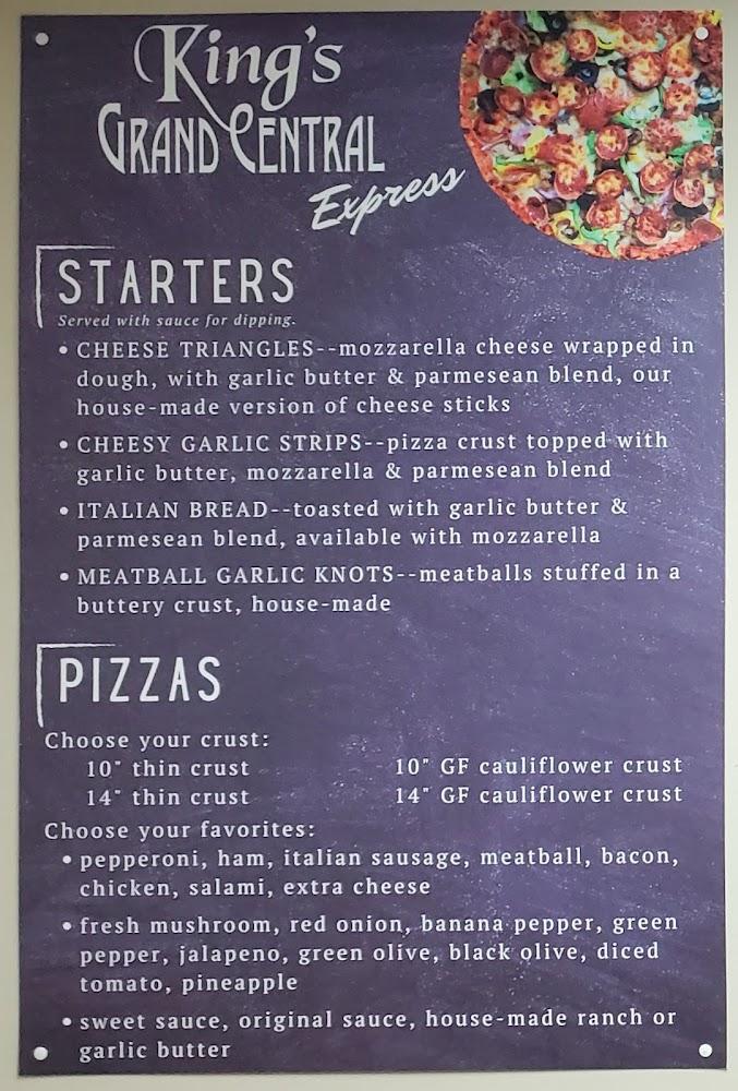 King's Grand Central Menu image 1